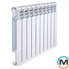 Біметалічний радіатор Tianrun GOLF 500/80, Конструктив: Секційний, Матеріал радіатора: Біметал, Міжосьова відстань (мм): 500, Висота (мм): 565, Глибина (мм): 80, Довжина (мм): 80, фото 