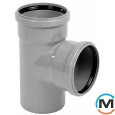Трійник каналізаційний Magnaplast 160/160/87, Вид каналізації: Внутрішня, Тип каналізації: Проста, Градус (град.): 90, Модифікація: 160/160/87, Діаметр (мм): 160, Матеріал: Поліпропілен PPR, фото 