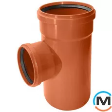 Трійник каналізаційний Magnaplast KG 87 110/110/87, Вид каналізації: Зовнішня, Тип каналізації: Проста, Градус (град.): 90, Модифікація: 110/110/87, Діаметр (мм): 100, Матеріал: Полівінілхлорид (ПВХ), фото 