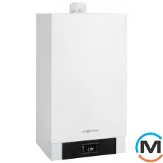 Котел Viessmann Vitodens 200-W 49 кВт одноконтурний, Vitotronic 100, Варіант: Vitotronic 100, Тип котла: Газовий конденсаційний, Теплова потужність (кВт): 49, Вбудований бойлер: Ні, Кількість контурів: 1, Спосіб відведення газів: Турбований, фото 