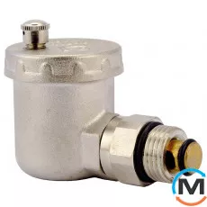 Повітровідвідник автоматичний Fado 1/2" кутовий, Діаметр різьблення: 1/2", Виконання: Кутовий, Матеріал: Латунь, фото 