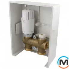 Касетний обмежувач температури Schlosser RTL білий G3/4 Diamant, фото 