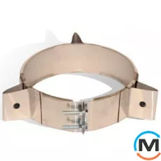 Хомут Версія-Люкс під розтяжку ф 520 з нержавіючої сталі, Діаметр (мм): 520, фото 