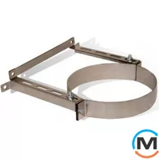 Хомут Версія-Люкс стіновий для димоходу Версія-Люкс ф 180 0-100мм з нержавіючої сталі, Діаметр (мм): 180, фото 