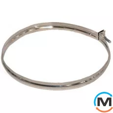 Хомут Версія-Люкс вузький ф 130 з нержавіючої сталі, Діаметр (мм): 130, фото 