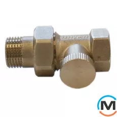 Клапан обратного потока Schlosser никелированный прямой DN 15 GZ 1/2xGW1/2, Диаметр резьбы: 1/2", Исполнение: Прямой, Цвет: Никелированный, фото 