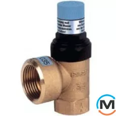 Запобіжний клапан DN15 PN16 Tmax 120 C 6.0 бар до 50 кВт SM152-1/2AA, фото 