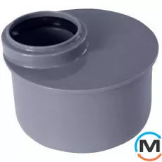 Редукція каналізаційна Magnaplast коротка 110/75 short, Варіант: 110/75, Вид каналізації: Внутрішня, Тип каналізації: Проста, Виконання: Коротка, Діаметр (мм): 100, Матеріал: Поліпропілен PPR, фото 