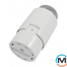 Термостатическая головка Schlosser DIAMANT INVEST SH белая, фото 