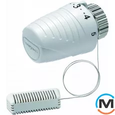 Термостатический элемент Resideo (Honeywell) серии Т3000 "Терра 4" T300120DA, Вариант: Капиляр 2 м, Исполнение: С выносным датчиком, Цвет: Белый, Нулевое положение: Нет, Присоединение: M23,5х1,5 (Click), фото 