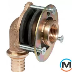 Куточок Rehau Rautitan RX настінний для гіпсокартонних плит 16-Rp1 / 2x 28, Варіант: Для гіпсокартонних плит, Тип різьблення: Внутрішня, Діаметр різьблення: 1/2", Діаметр (мм): 16, Робочий тиск (бар): 10, Матеріал: Латунь червона, фото 