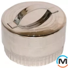 Заглушка для димоходу Версія-Люкс ф 110 0,6мм з нержавіючої сталі, Діаметр (мм): 110, фото 