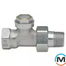 Запорный Балансировочный Измерительный клапан Verafix-mess-II V2410D0020, Диаметр резьбы: 3/4", Исполнение: Прямой, Цвет: Никелированный, фото 