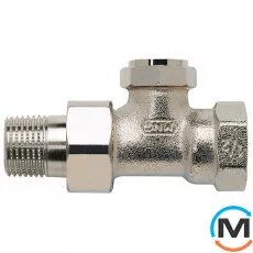 Запорный клапан Verafix-E V2420D0015, Диаметр резьбы: 1/2", Исполнение: Прямой, Цвет: Никелированный, фото 