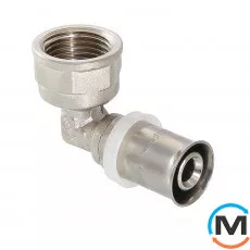 Уголок пресс Valtec VTm.252 с внутренней резьбой 20x3/4", фото 