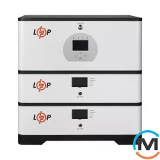 Джерело безперебійного живлення (ДБЖ) LogicPower BOX DEYE 5kWh + АКБ 10kWh, фото 