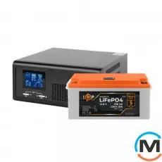 Комплект резервного живлення LogicPower (LogicPower) ДБЖ + літієва (LiFePO4) батарея (UPS B430+ АКБ LiFePO4 2944W), фото 