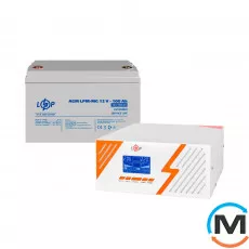 Комплект резервного живлення LogicPower (LogicPower) ДБЖ + мультигелева батарея (UPS B1500 + АКБ MG 1200Wh), фото 