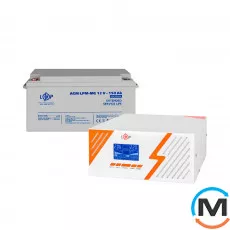 Комплект резервного живлення LogicPower (LogicPower) ДБЖ + мультигелева батарея (UPS B1500 + АКБ MG 1800Wh), фото 