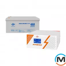 Комплект резервного живлення LogicPower (LogicPower) ДБЖ + мультигелева батарея (UPS B1500 + АКБ MG 2400Wh), фото 