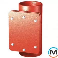 Ревізія із чавуну з прямокутною кришкою SML DN150мм RSP REINING150ECK, Діаметр (мм): 150, фото 