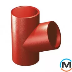 Тройник из литейного чугуна SML 70* DN100x 50мм RSP1005070, Градус (град.): 70, Диаметр (мм): 100, Модификация: DN 100x50  , фото 