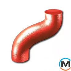 Уступ из литейного чугуна 200мм SML DN100мм RSP SPRUNGR100200, Диаметр (мм): 100, Длина (мм): 340, фото 