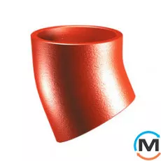 Отвод из чугуна SML 30* DN100мм RSP 10030, Градус (град.): 30, Диаметр (мм): 100, фото 