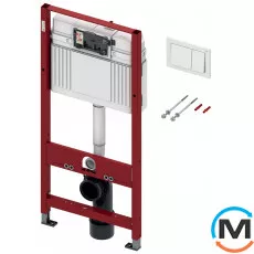 Комплект установки TECEbase (модуль+панель змиву TECEbase біла+кріплення), фото 