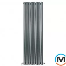 Радіатор дизайнерський Ideale Adele 11 8/1500/472 антрацит, Колір: Антрацит, Висота (мм): 1500, Ширина (мм): 472, Кількість рядів: 1, фото 