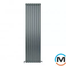 Радіатор дизайнерський Ideale Adele 11 8/1800/472 антрацит, Колір: Антрацит, Висота (мм): 1800, Ширина (мм): 472, Кількість рядів: 1, фото 