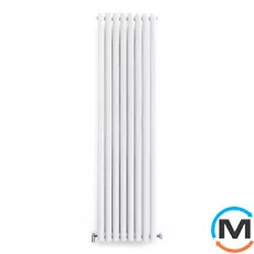 Радіатор дизайнерський Ideale Adele 11 8/1800/472 білий, Колір: Білий, Висота (мм): 1800, Ширина (мм): 472, Кількість рядів: 1, фото 