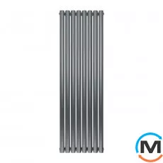 Радіатор дизайнерський Ideale Adele 12 8/1500/472 антрацит, Колір: Антрацит, Висота (мм): 1500, Ширина (мм): 472, Кількість рядів: 2, фото 