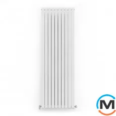 Радіатор дизайнерський Ideale Jolanda 11 10/1800/590 білий, Колір: Білий, Висота (мм): 1800, Кількість секцій: 10, фото 