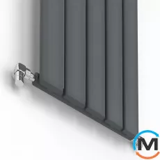 Радиатор с полками Ideale Stella 11 5/1600/500 антрацит, Цвет: Антрацит, Высота (мм): 1600, фото 