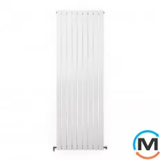 Радіатор дизайнерський Ideale Vittoria 11 9/1800/612 білий, Виконання: Вертикальний, Колір: Білий, Висота (мм): 1800, Ширина (мм): 612, Кількість рядів: 1, фото 