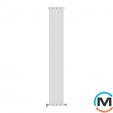 Радіатор дизайнерський Ideale Vittoria 12 4/1800/272 білий, Виконання: Вертикальний, Колір: Білий, Висота (мм): 1800, Ширина (мм): 272, Кількість рядів: 2, фото 