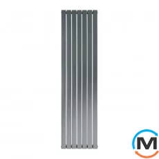 Радіатор дизайнерський Ideale Vittoria 12 7/1800/476 антрацит, Виконання: Вертикальний, Колір: Антрацит, Висота (мм): 1800, Ширина (мм): 476, Кількість рядів: 2, фото 