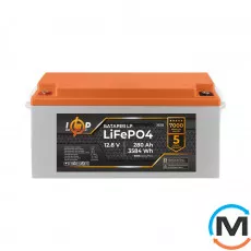 Акумулятор LogicPower LiFePO4 12,8V - 280 Ah (3584Wh) (BMS 150A/75А) пластик для ДБЖ, фото 