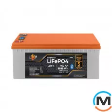 Акумулятор LogicPower LiFePO4 12,8V - 460 Ah (5888Wh) (BMS 200A/200А) пластик LCD Smart BT, фото 