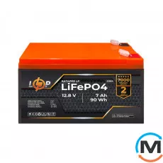 Акумулятор LogicPower LiFePO4 12,8V - 7Ah (90Wh), фото 