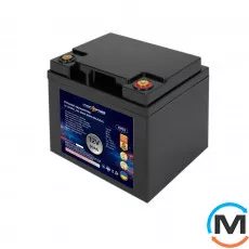 Акумулятор LogicPower LiFePO4 12V (12,8V) – 50 Ah (640Wh) (BMS 80A/40А) пластик, фото 