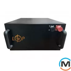 Акумулятор LogicPower LiFePO4 51,2V - 100 Ah (5120Wh) (BMS 100A/50А) метал Smart BT, фото 