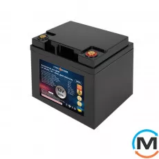 Акумулятор LogicPower LiFePO4 12V (12,8V) - 50 Ah (640Wh) (BMS 80A/40A) пластик для ДБЖ, фото 