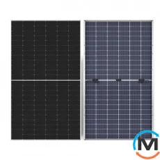 Сонячна панель двостороння монокристалічна LogicPower Longi Solar Half-Cell 580W (30 профіль, TOPCon N-type Bi-facial), фото 