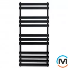 Дизайнерський сушки для рушників ARTTIDESIGN Miramar 12/1130 чорний пісок, фото 