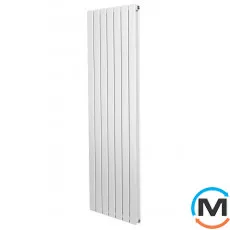 Вертикальний радіатор опалення ARTTIDESIGN Livorno II 7/1800/476/50 білий матовий, фото 