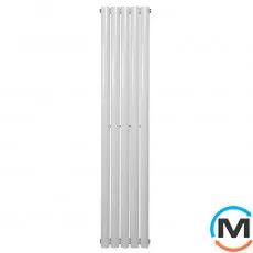 Вертикальний дизайнерський радіатор опалення ARTTIDESIGN Rimini II 5/1800/295/50 білий матовий, Колір: Білий, Висота (мм): 1800, Кількість рядів: 2, Довжина (мм): 295, фото 