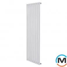 Вертикальний радіатор опалення ARTTIDESIGN Rimini 8/1500/472/50 білий матовий, Колір: Білий, Висота (мм): 1500, Кількість рядів: 1, Довжина (мм): 472, фото 