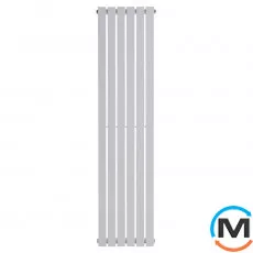 Вертикальний радіатор опалення ARTTIDESIGN Terni 6/1800/354/50 білий матовий, Підключення радіатора: Нижнє, Колір: Білий, Висота (мм): 1800, Кількість рядів: 1, Довжина (мм): 354, фото 